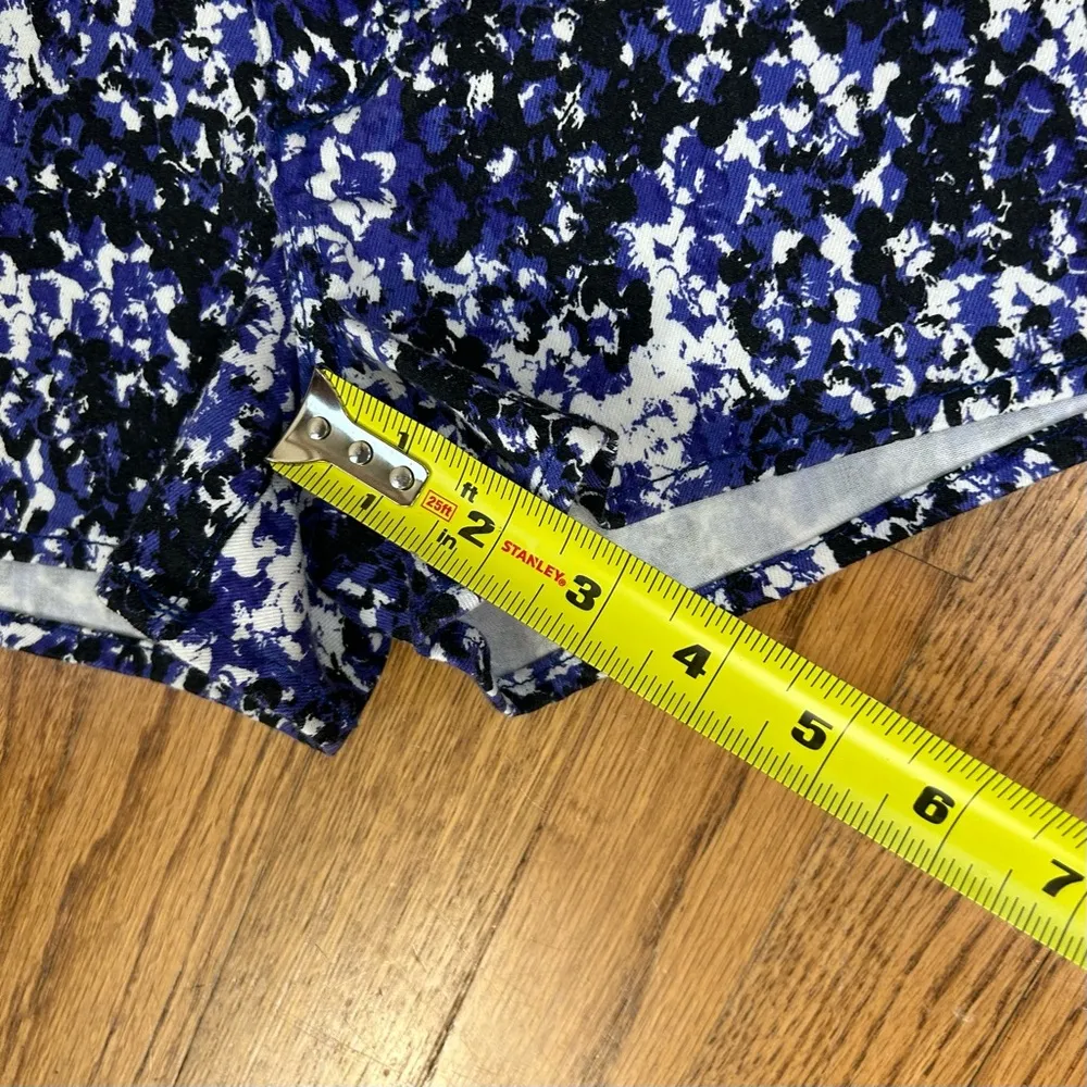 Joe’s Jeans | Electric Blue Popart Paint Splatter Denim Jean Shorts Size 28 - Image 10