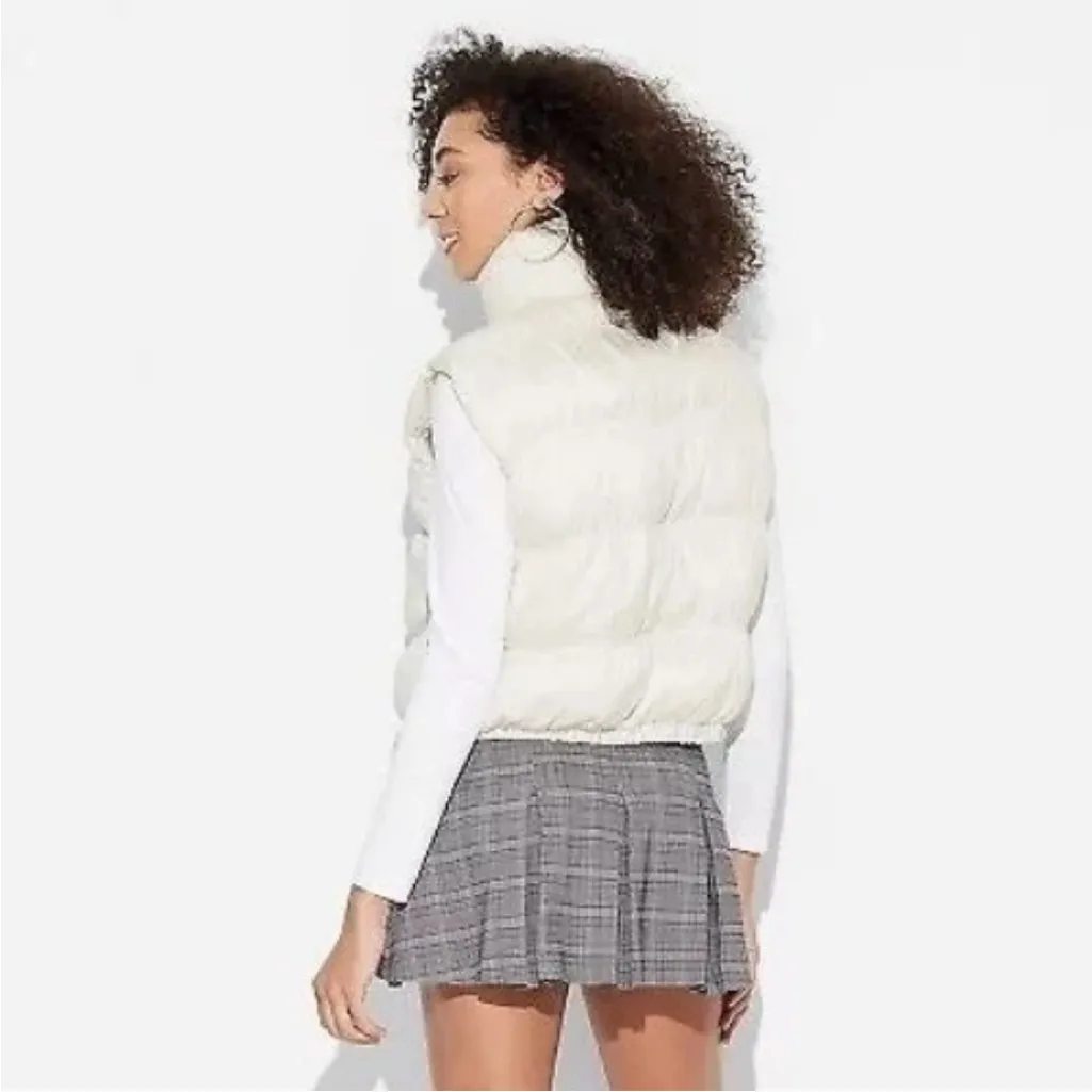 Wild Fable White Puffer Vest Size XXL Winter Fall Spring Layers - Image 2
