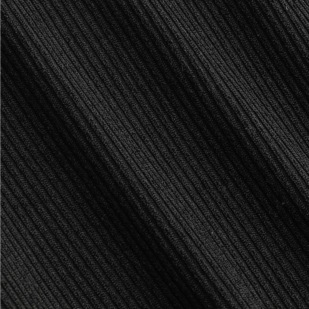 Cider Collard Button Contrast Trim Mini Dress - Image 3