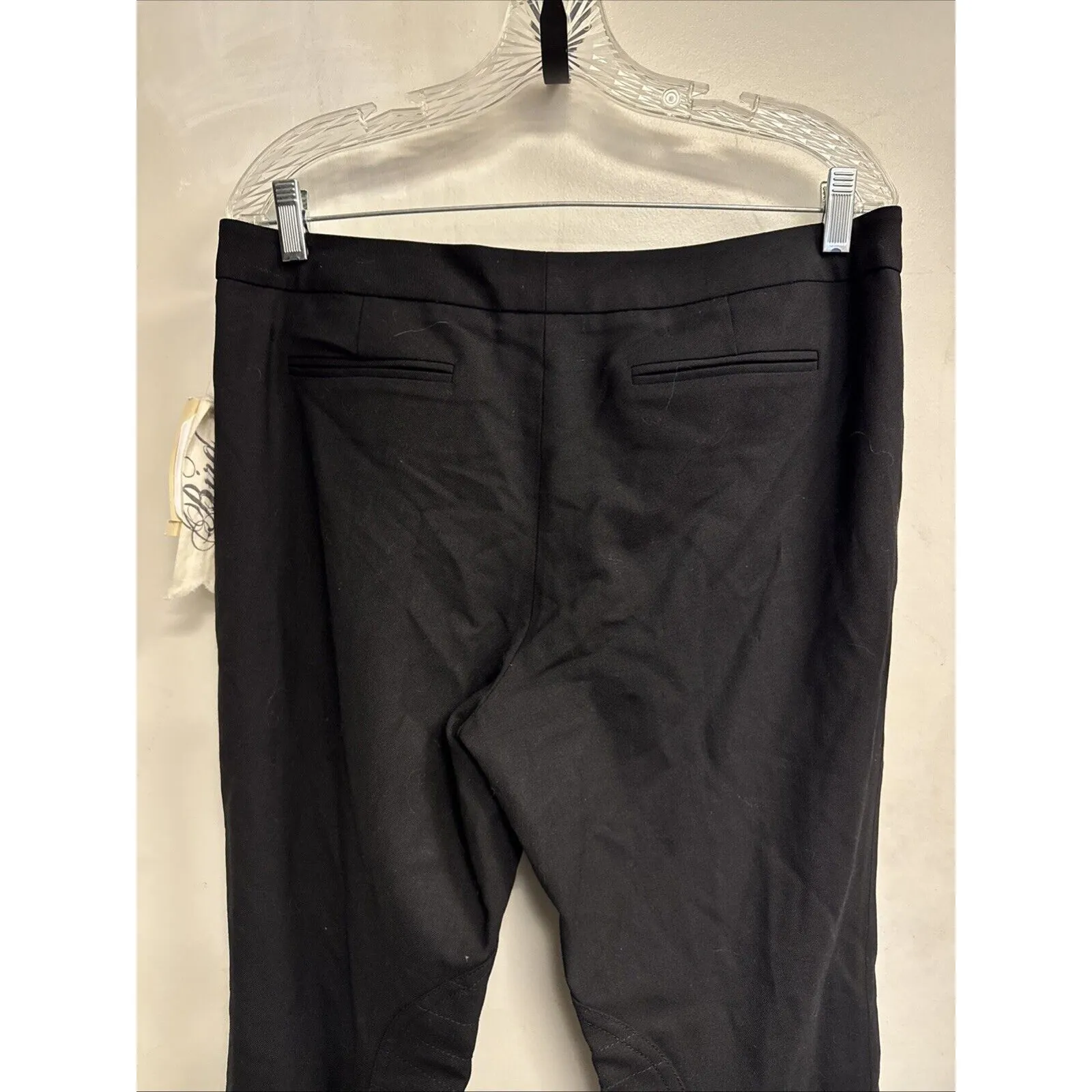 BIRD By Juicy Couture Black Skinny‎ Trousers Leg Pants Women’s Size 12 Riding - Image 9