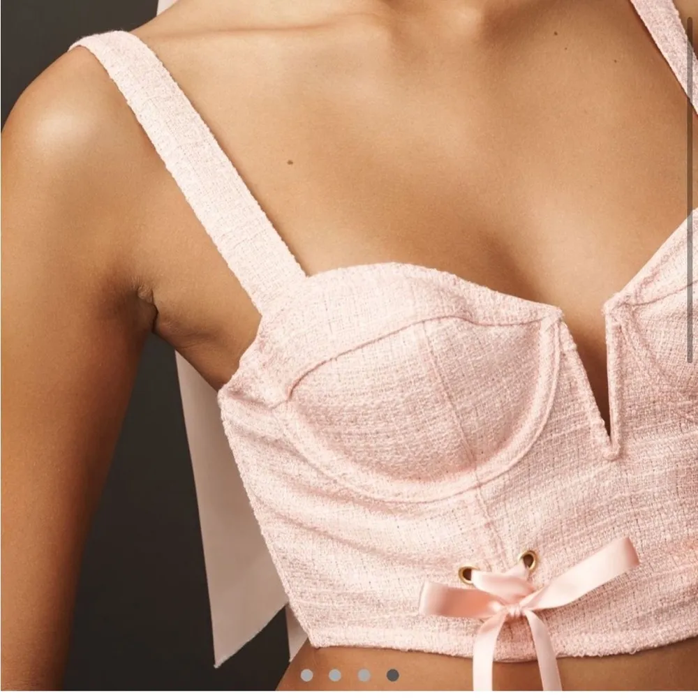 Anthropologie Tweed Corset Top - Image 2