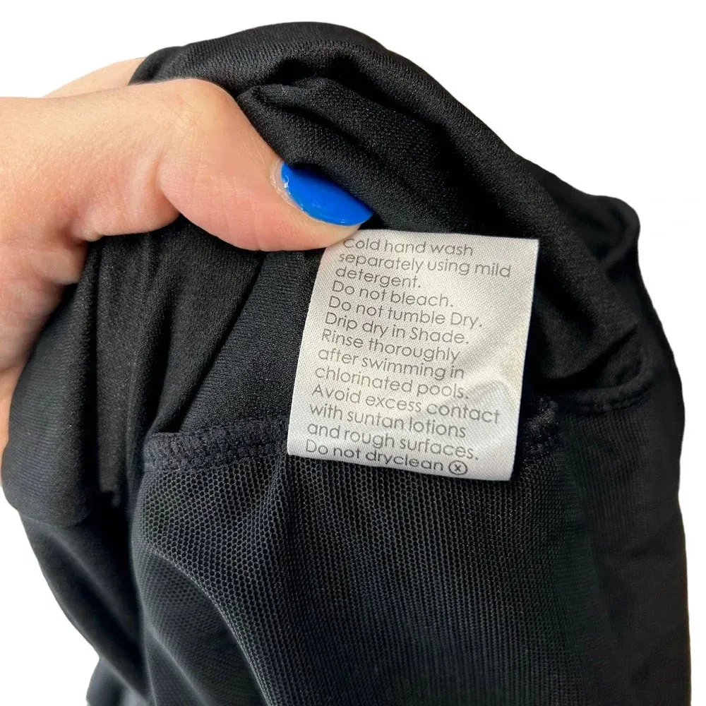 City Chic Black Ruched One Piece Hot Pink Red Ruffle Top XL / Plus Size 22 - Image 8