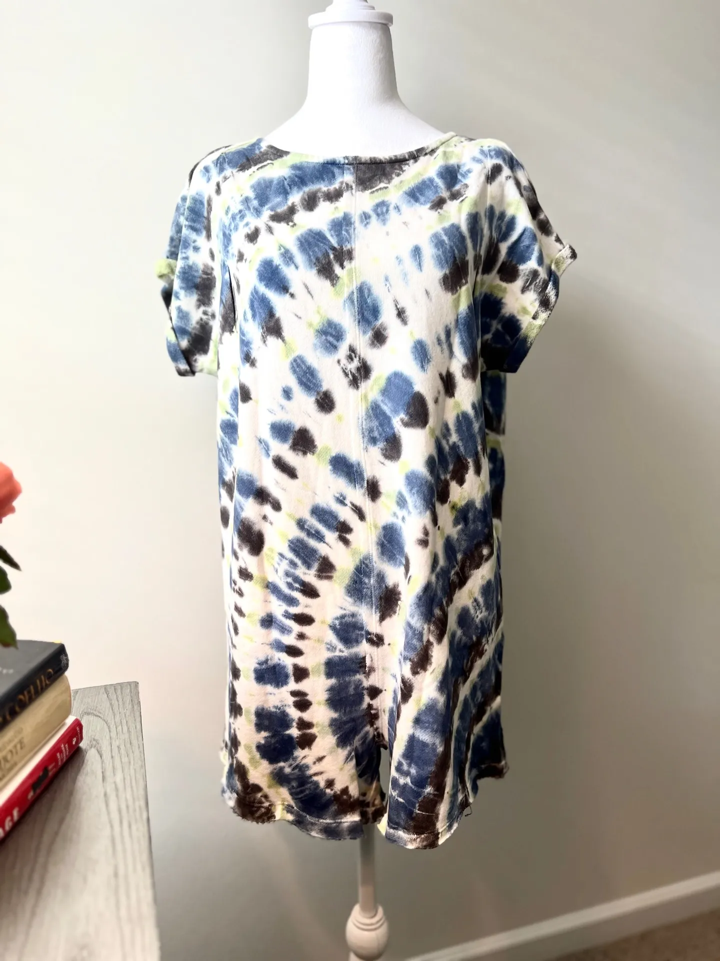 New with tags True Craft. Size S. Chic tie-dye mini towel romper with short sleeves.  - Image 2