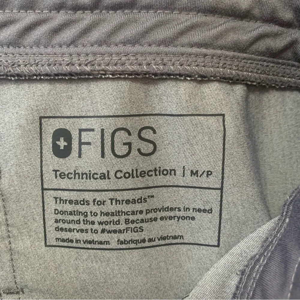 Zamora Jogger Scrub Pants Size Medium Petite Graphite Gray - Image 12