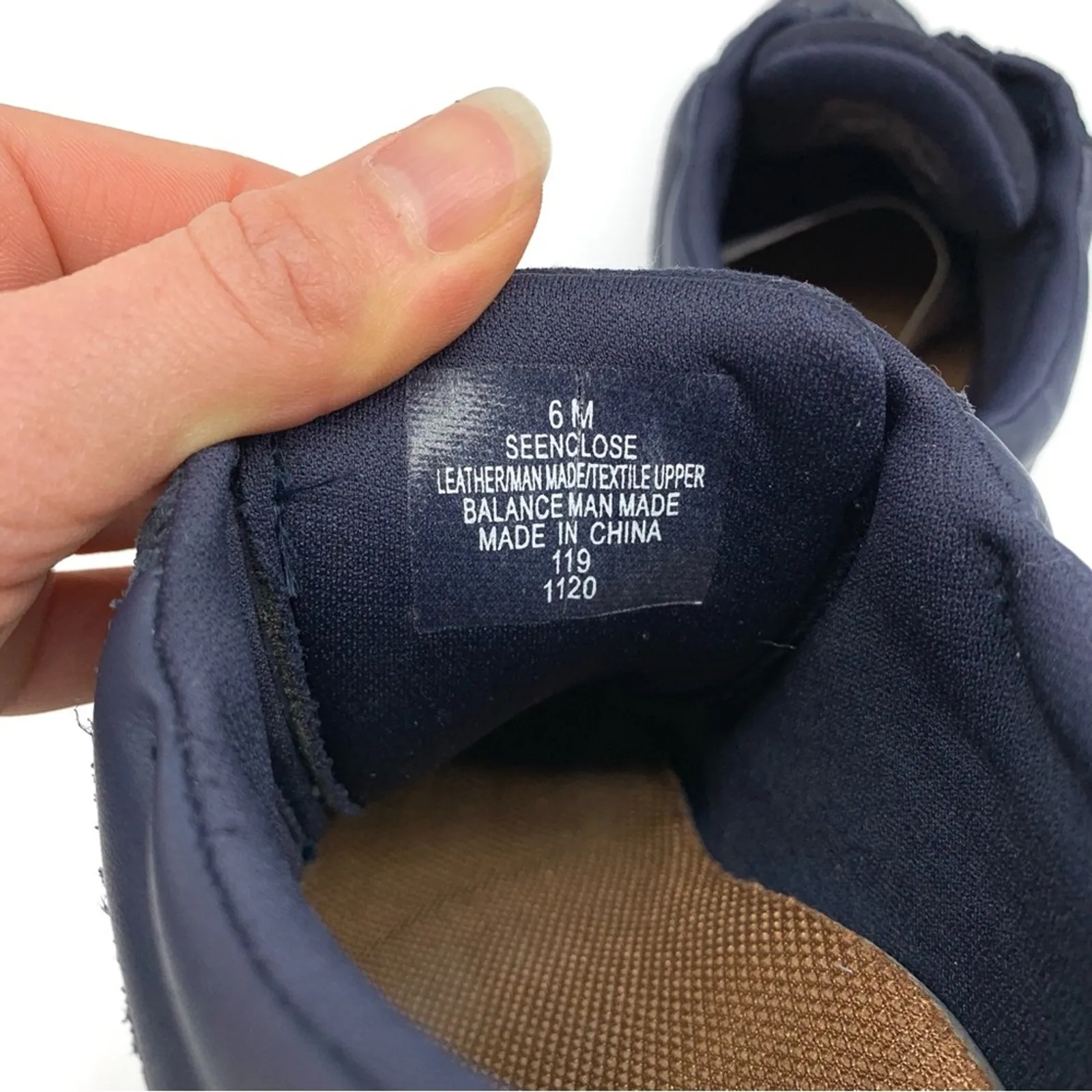 AETREX Suede Ankle Boot Navy 6 - Image 7