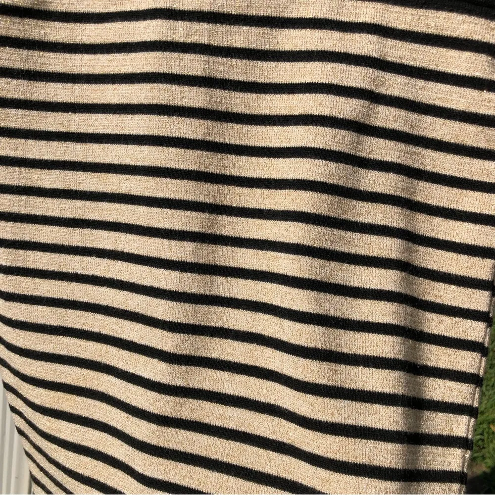 Cherry K black/Gold Striped Mini skirt S - Image 2