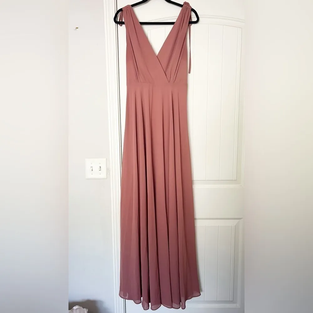 Lulus Dance the Night Away Rusty Rose Backless Maxi Dress - Image 5