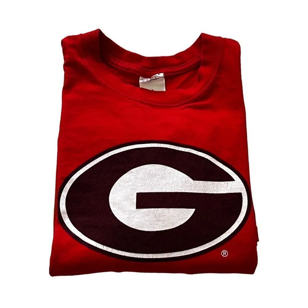 University of Georgia G Women's long sleeves tee size S Made in USA - Image 3