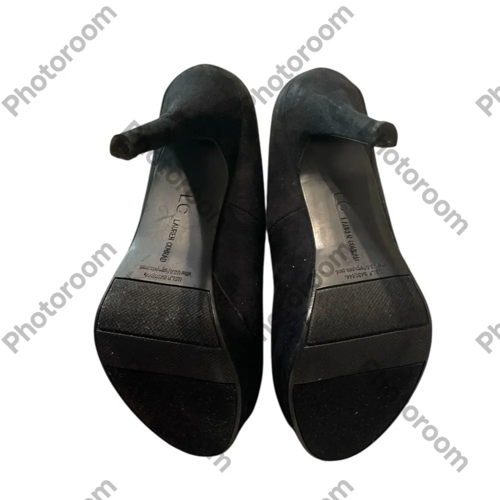 LC Lauren Conrad Black Heels Classic Design - Image 3