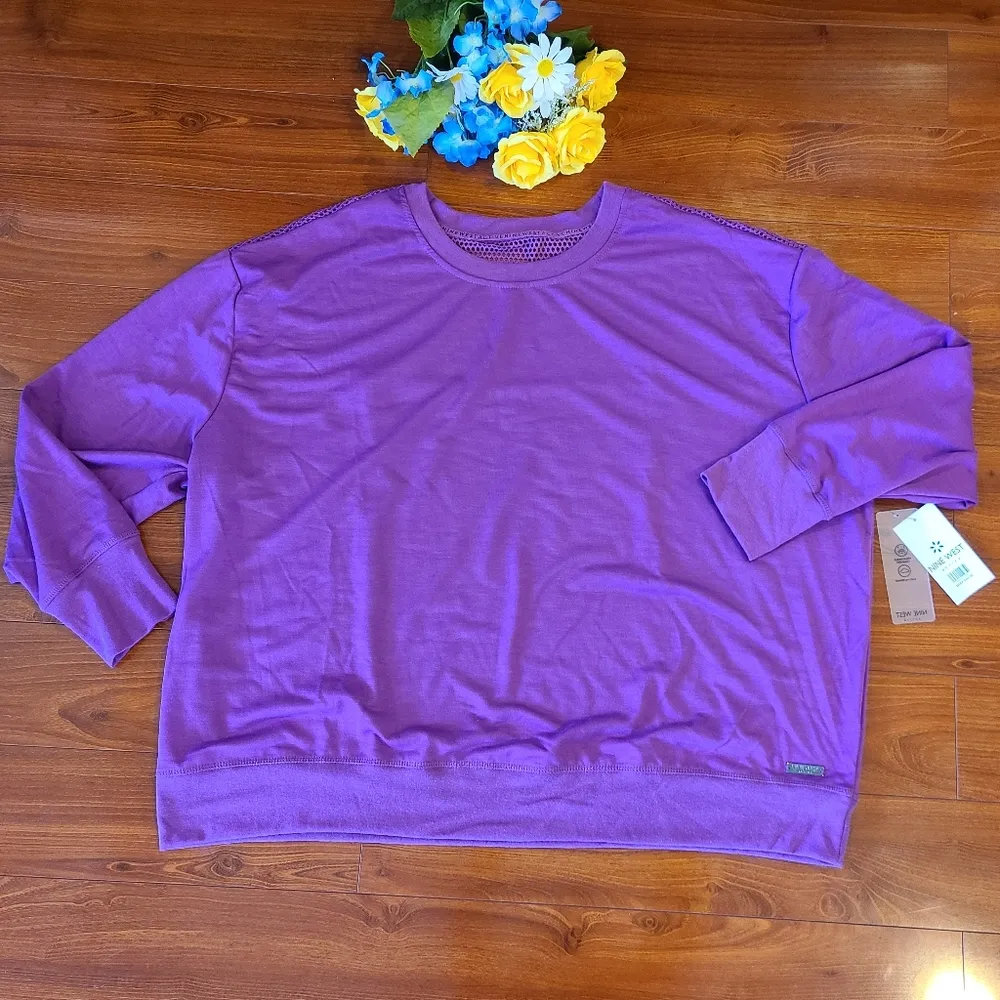Nine West Active Purple Top Size 3X - Image 4