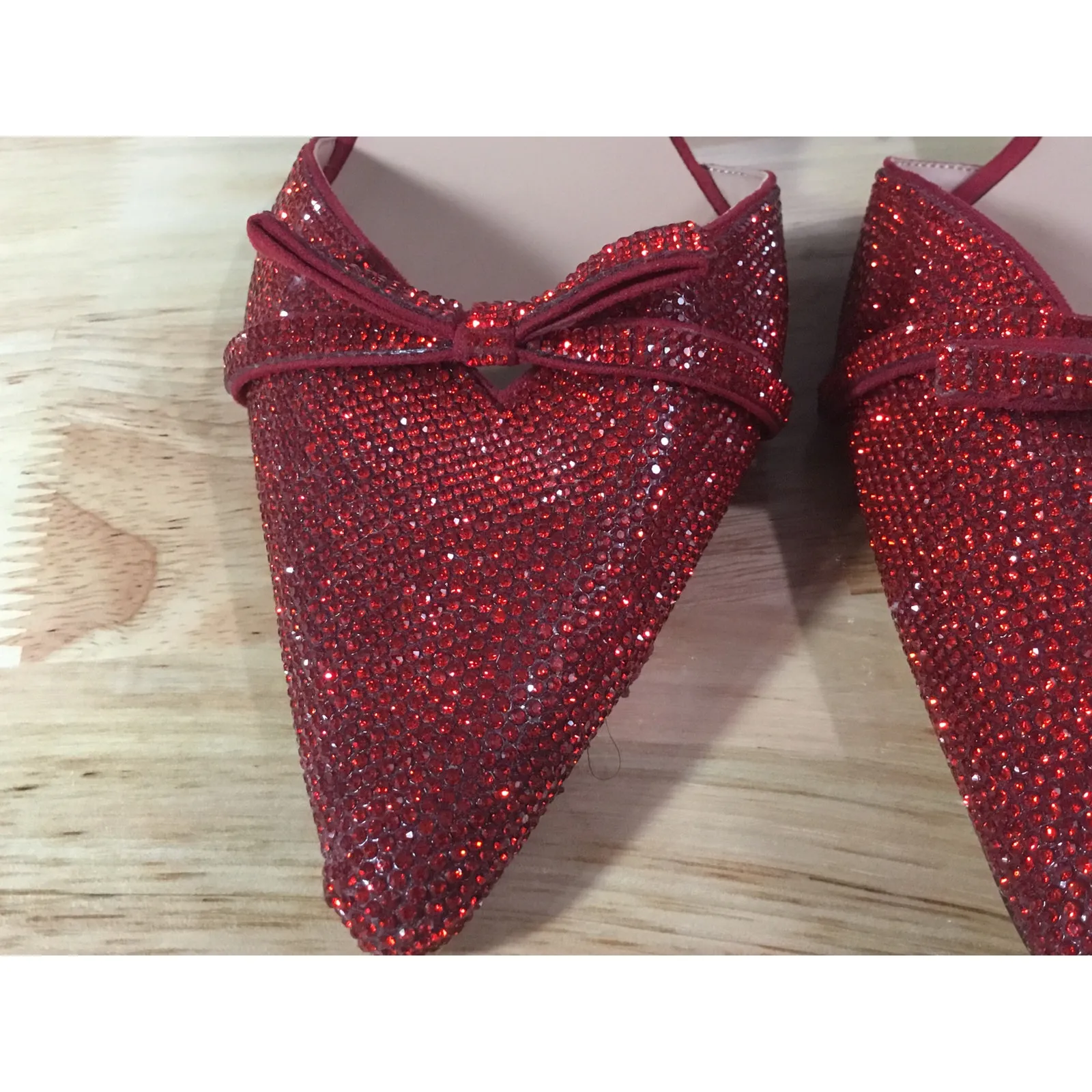 INC International Concepts Gelsey Slingback Women's 12 M Red Pointed Toe Heels - Image 6