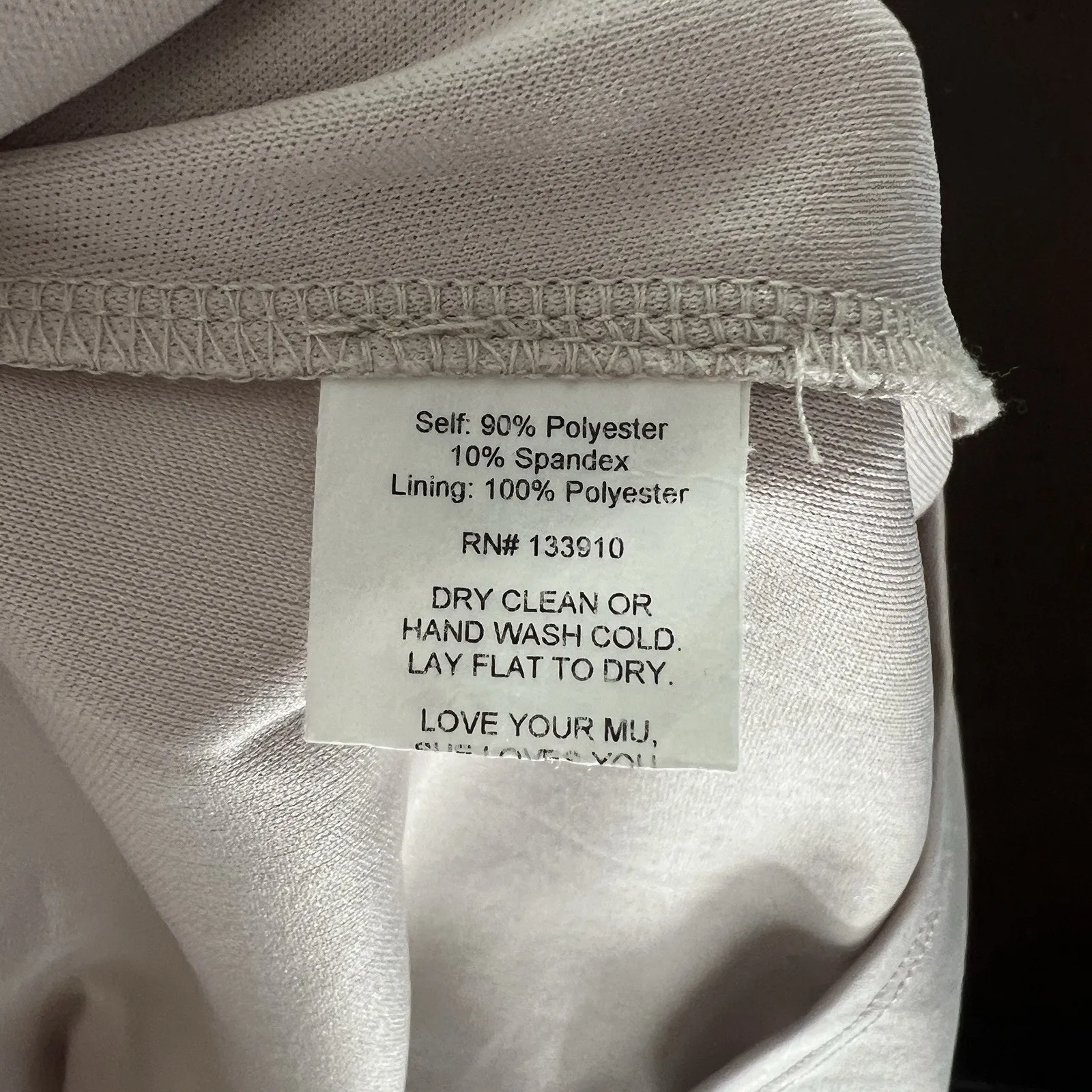 Show Me Your MuMu Chicago High Neck Gown Cream‎ Dress Stretch Crepe Size Medium - Image 10