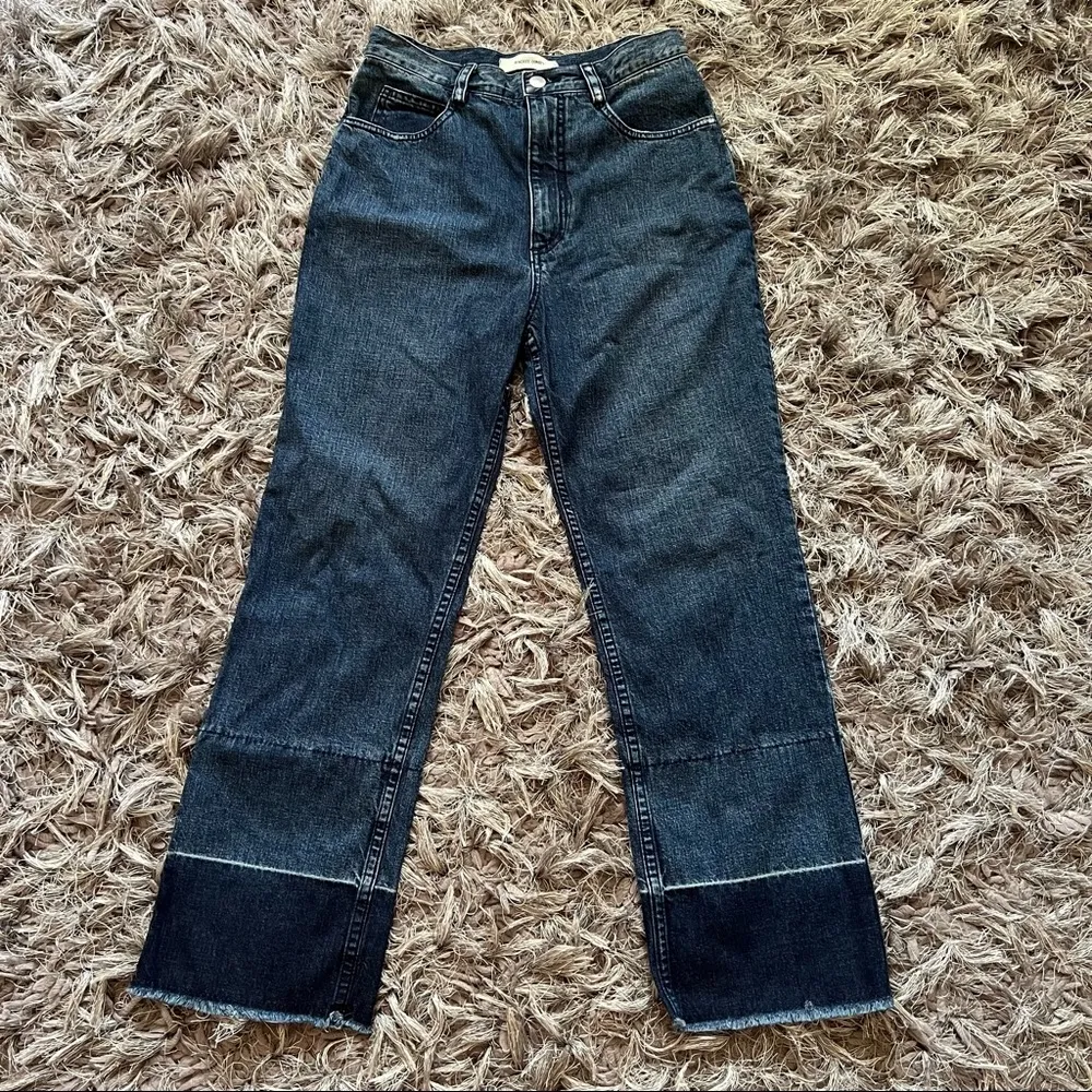 rachel comey slim legion straight jeans high rise size 2 blue DR - Image 5