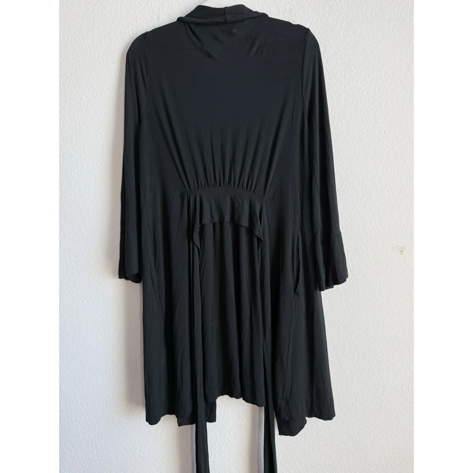 Soma Women's Cool Nights Short Robe Black Small/Medium - Image 8