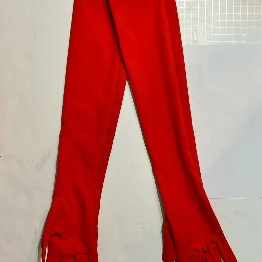 NWT MISCREANTS Rose Dress With Gloves in Red UK size 10/ US 6 - Image 10