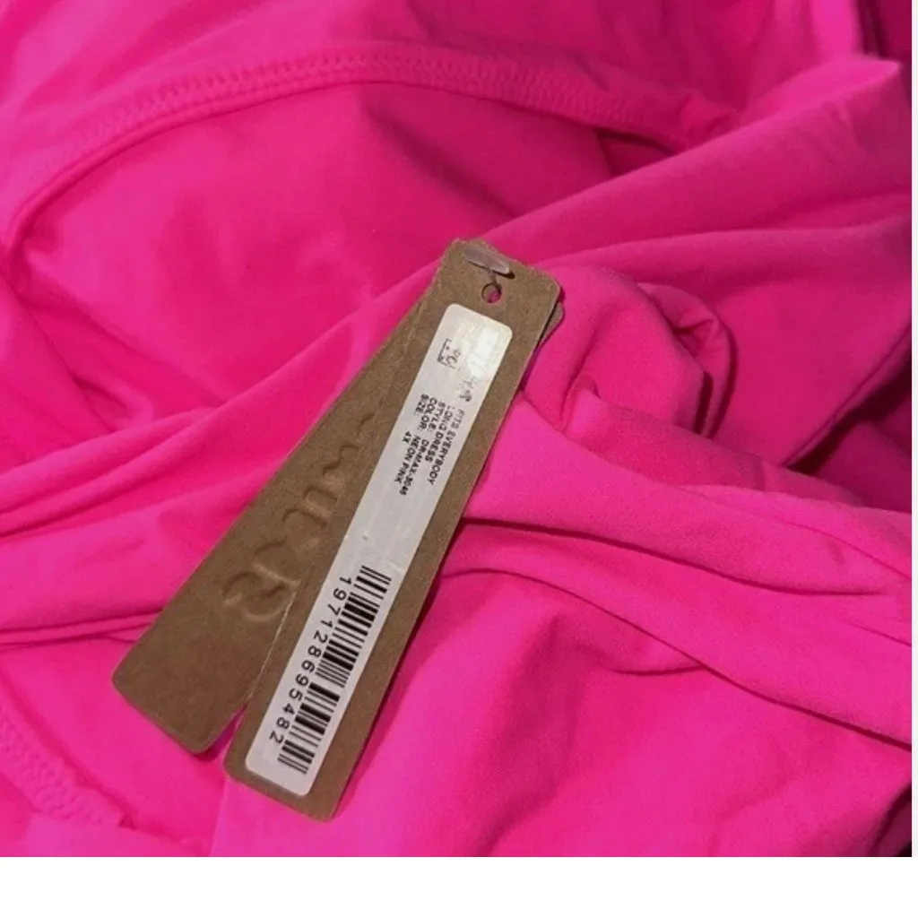 NWT SKIMS FITS EVERYBODY CUTOUT LONG DRESS IN LIMITED EDITION NEON PINK 4X - Image 11