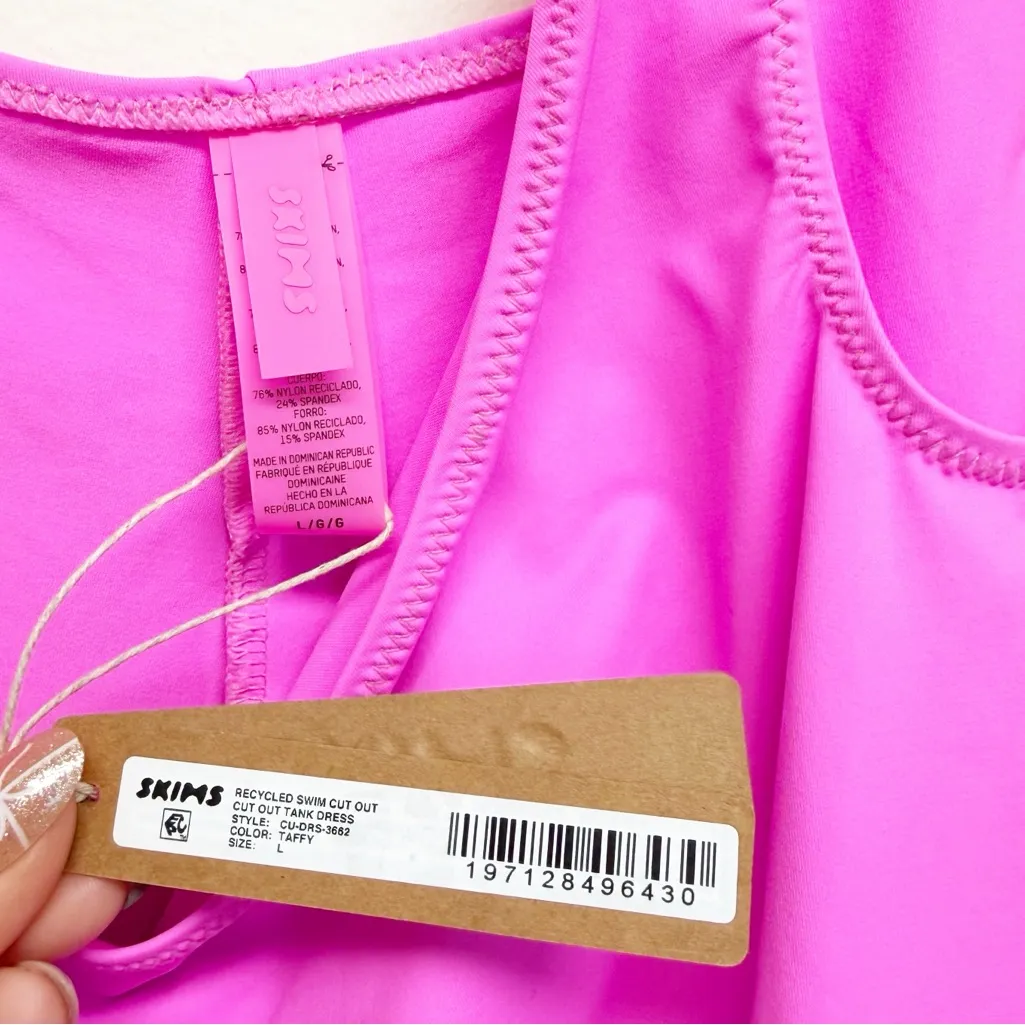 NWT SKIMS Swim Cut Out Tank Dress Women's 3662 - Image 5