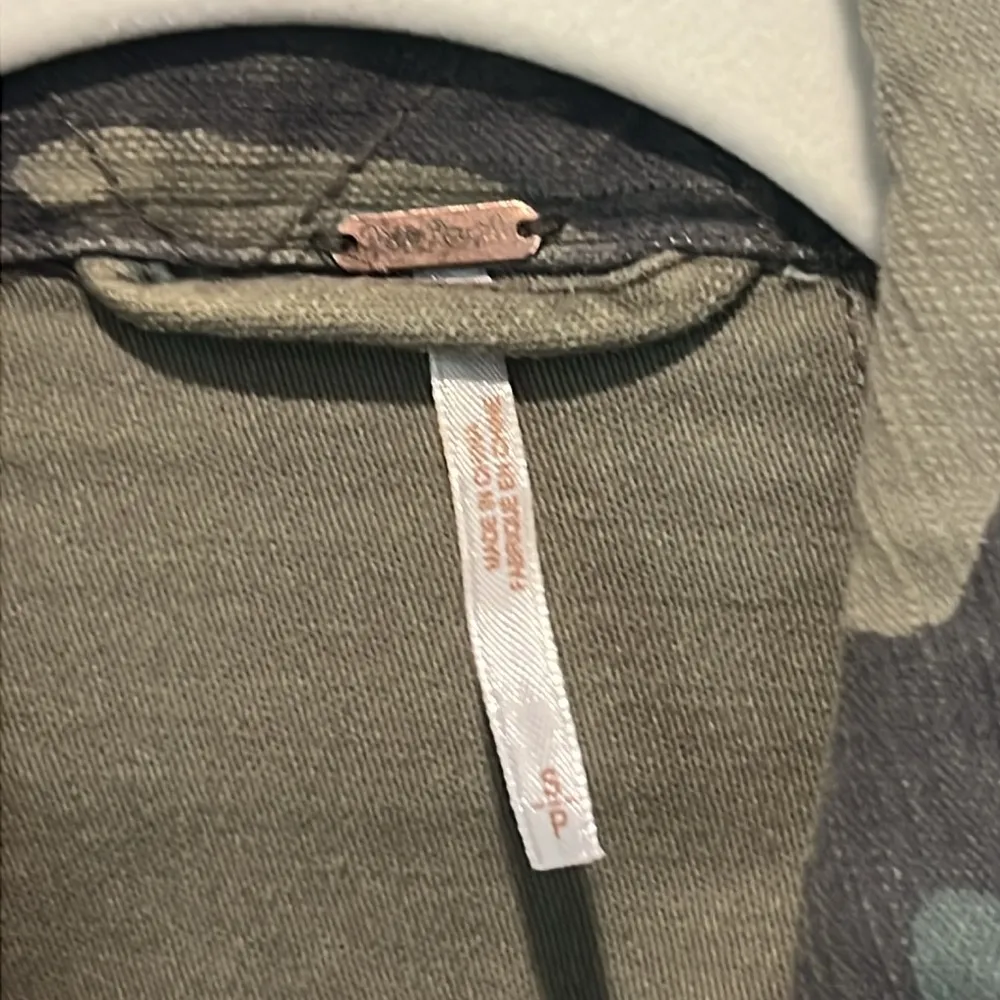 Not Your Brother's Green Camo Print Surplus Jacket Utility Coat - Image 4