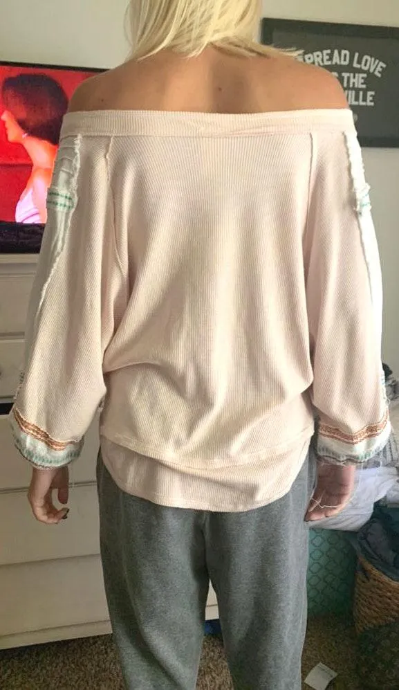 Free People light pink top - Image 3