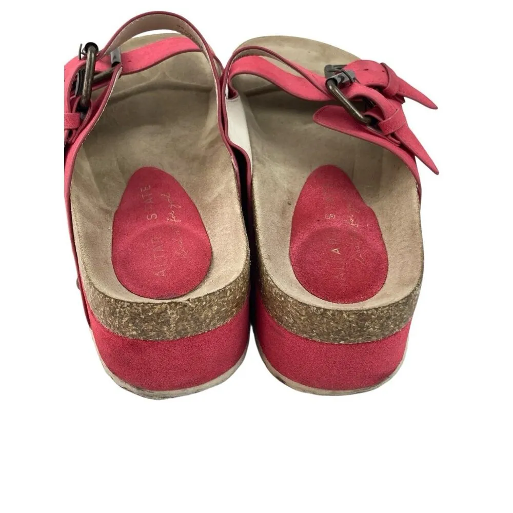 *Altar'd State Serenna Platform Sandal 6.5 Pink Festival Softie Chonky Summer - Image 9