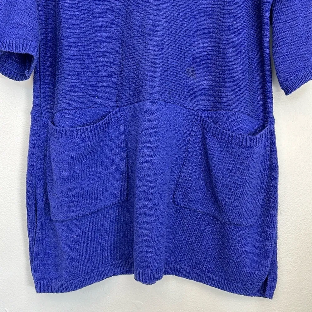 Soft Surroundings Women's Purple 3/4 Sleeve Sweater w/ Pockets - Size PS/PM - Image 2