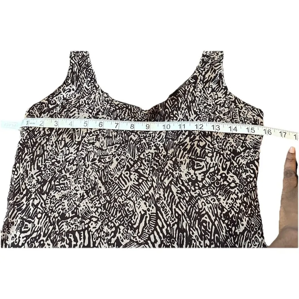 Jones New York Slip Dress Multi-Tiered Scoop-Neck Cottagecore Layered Whimsigoth - Image 12