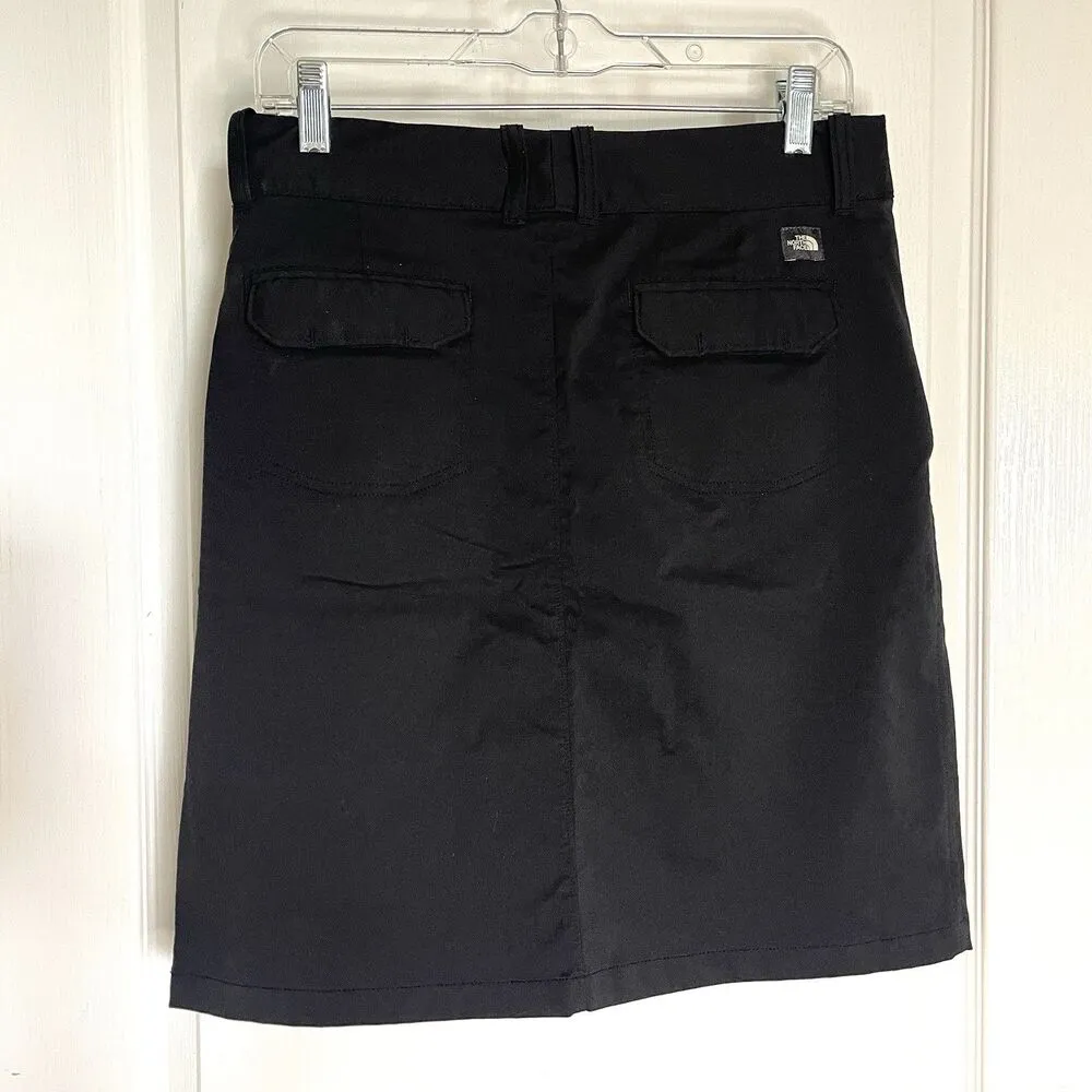 The North Face Skirt Womens 4 Black Athletic Golf Preppy Stretch Zipper Pocket - Image 9