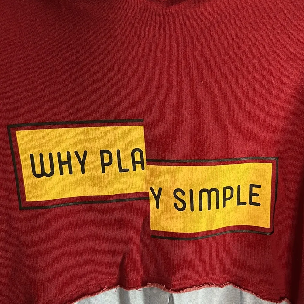 Zara Why Play Simple Oversized Hoodie - Image 3