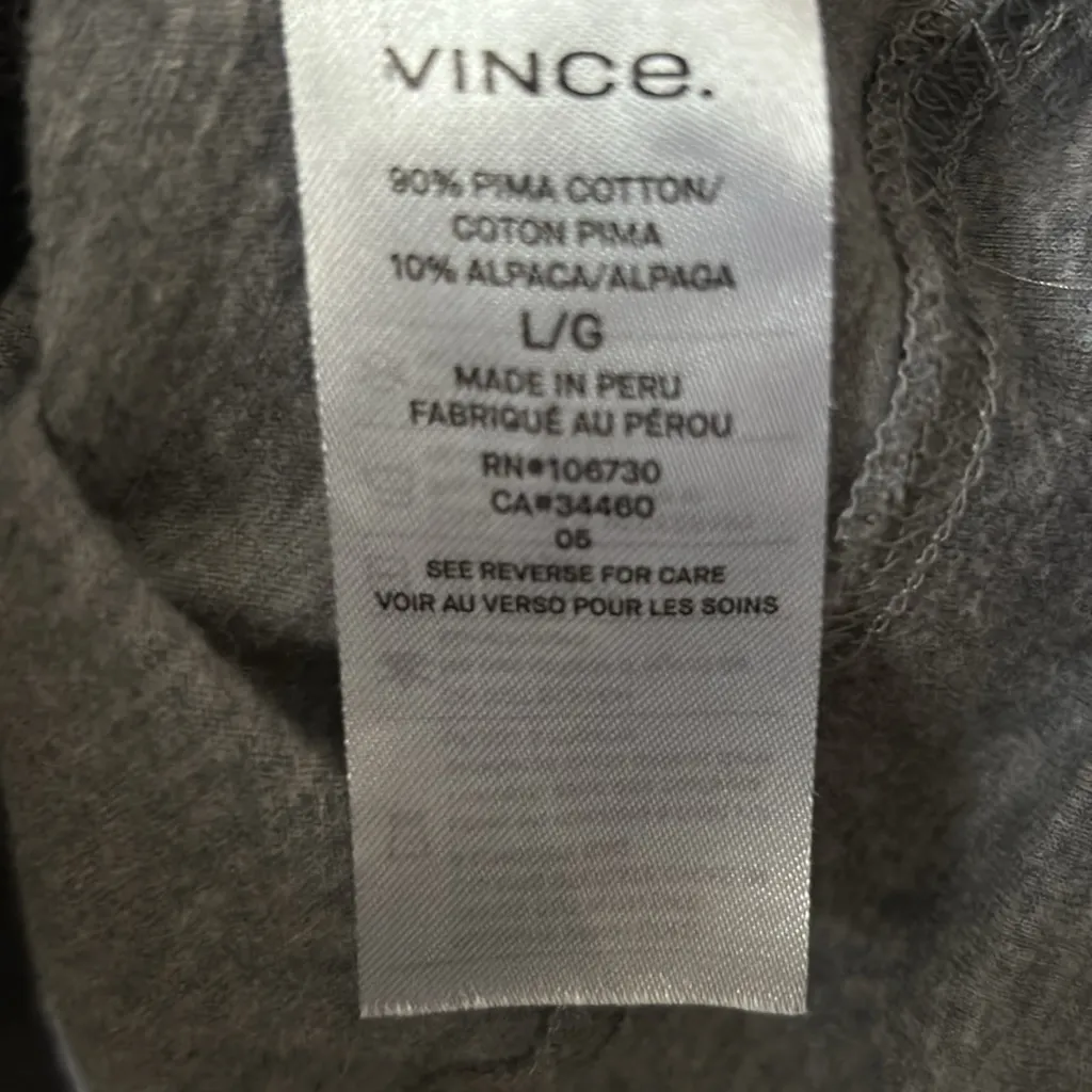 Vince Pima cotton alpaca blend crew neck top - Image 6