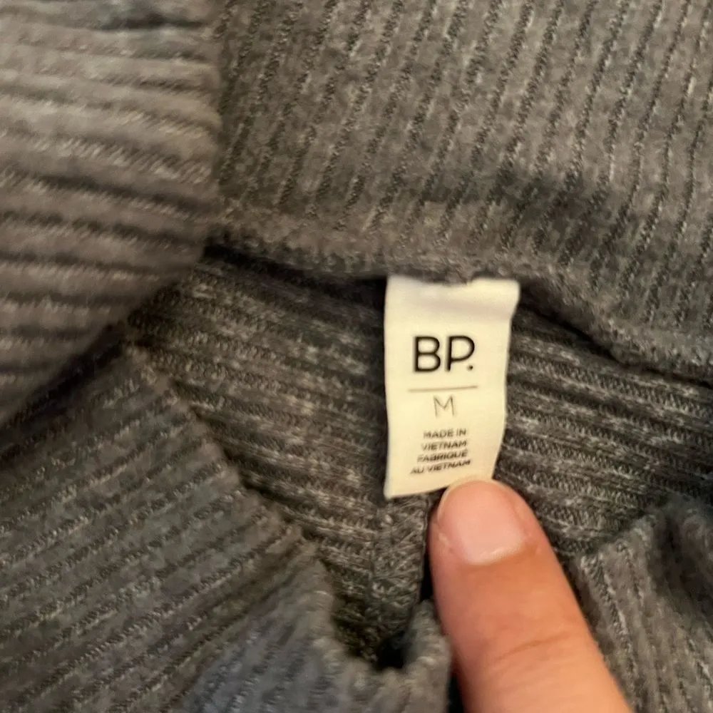 No ribbed high neck grey pullover M - Image 7