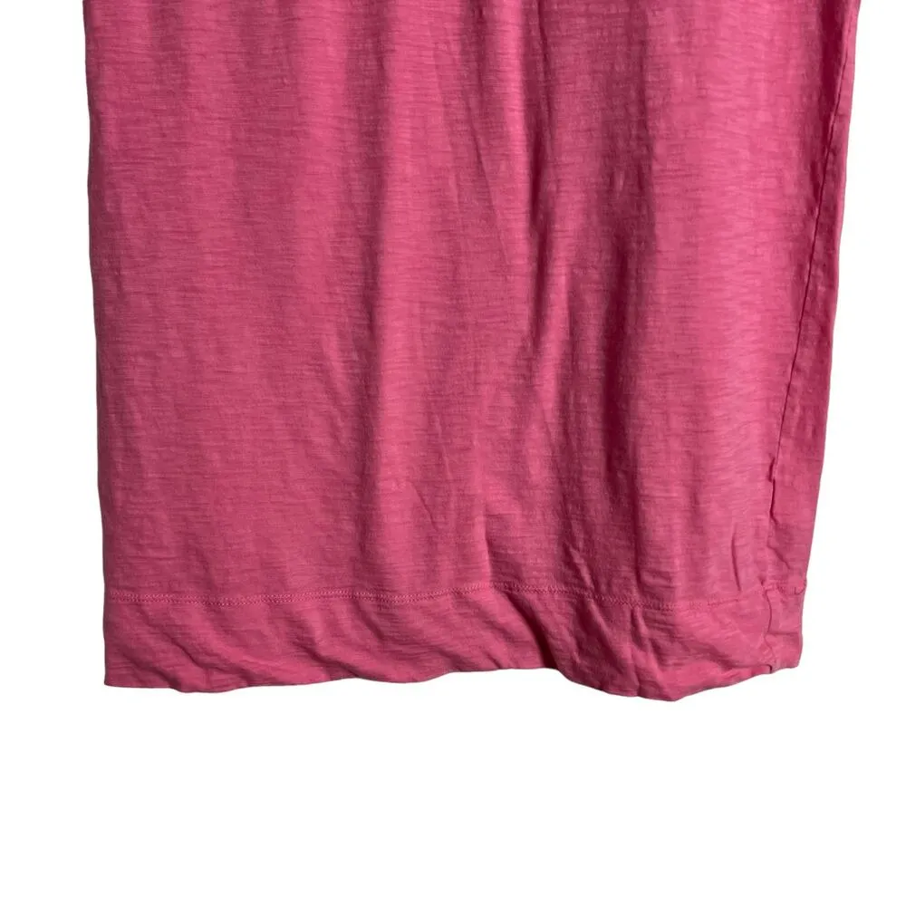 Lilly Pulitzer Eliza Watermelon Pink Knit Short Sleeve V-Neck Dress Size XS - Image 4