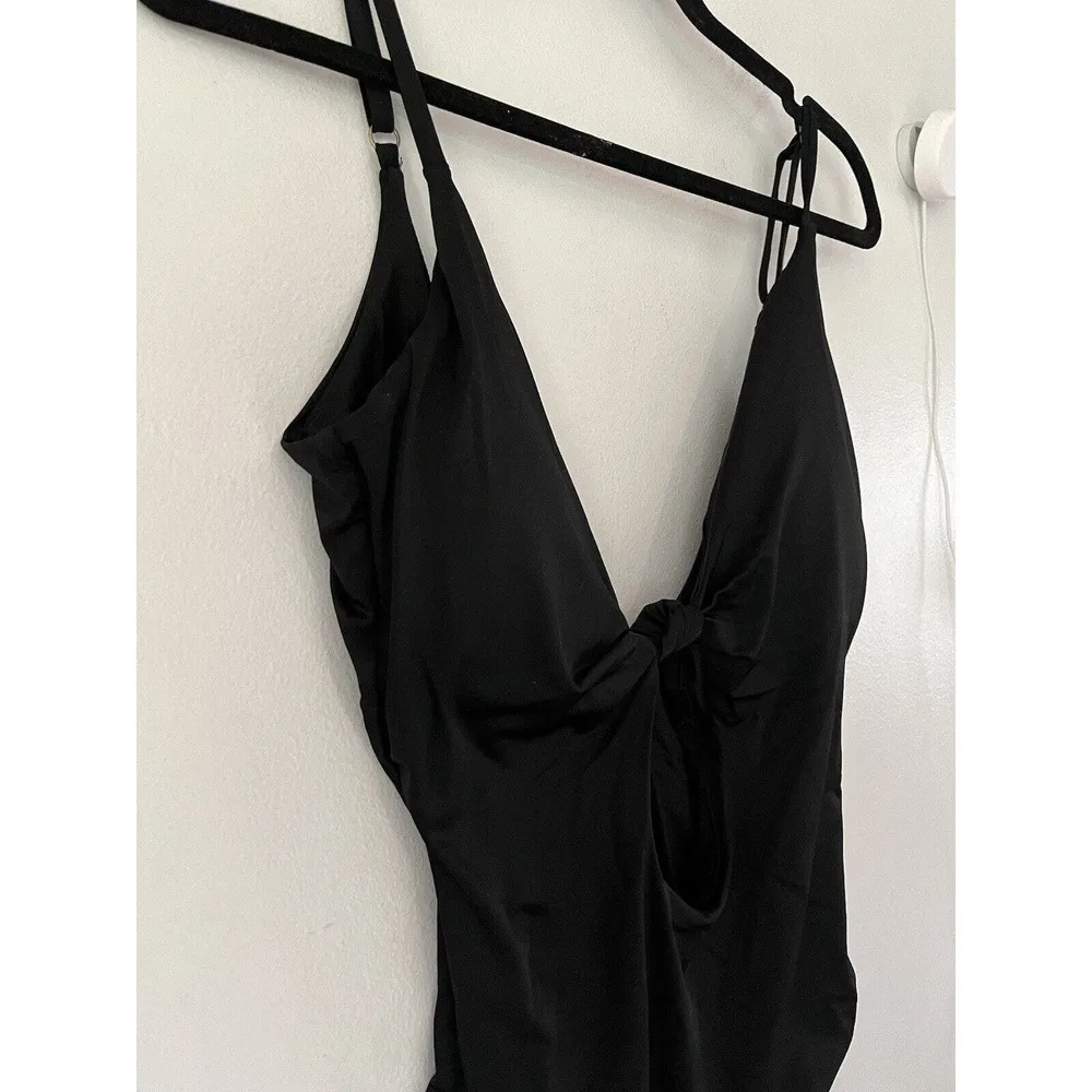 NWT Andie Swim The Santorini Black One Piece Swimsuit Size Large - Image 5