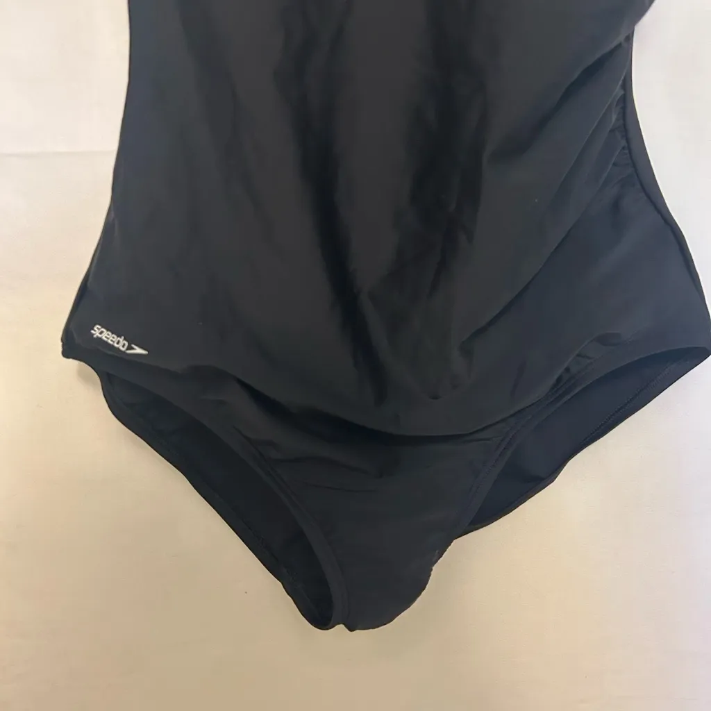 SPEEDO One Piece Black Swimsuit‎ Size 8 - Image 3