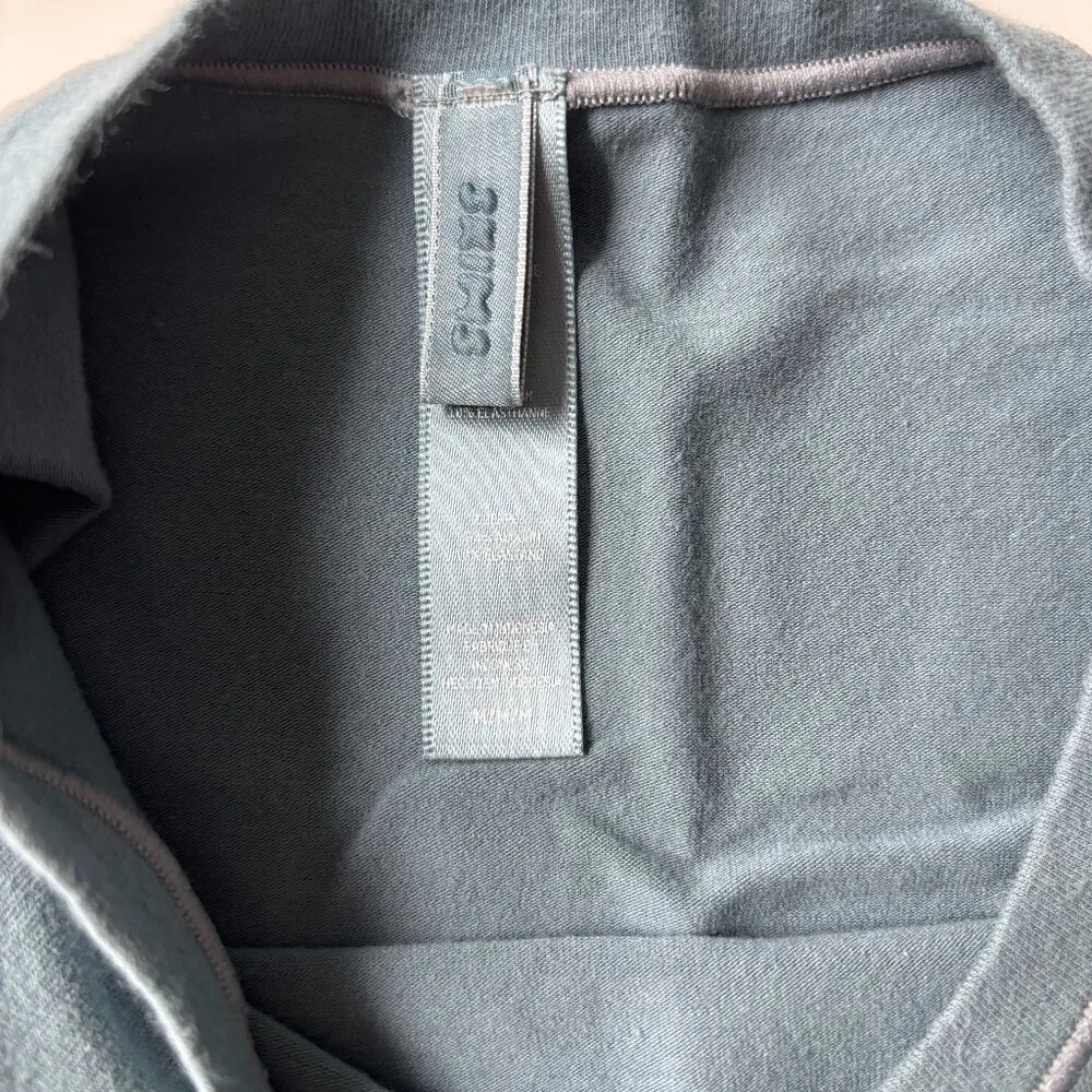 Skims Women's S/S Cotton Jersey Fitted Crew Neck T-Shirt Kyanite Medium - Image 3