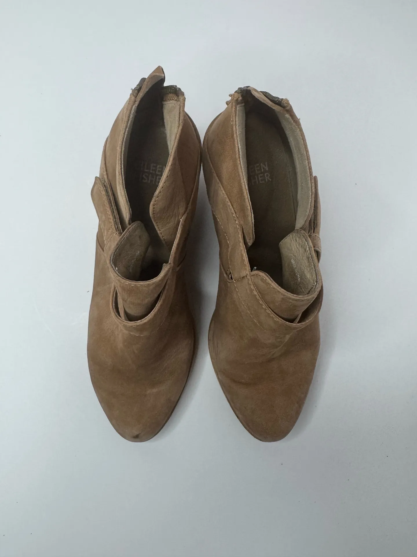 Eileen Fisher 'Ives' Nubuck Leather Booties Size 6.5  - Image 2