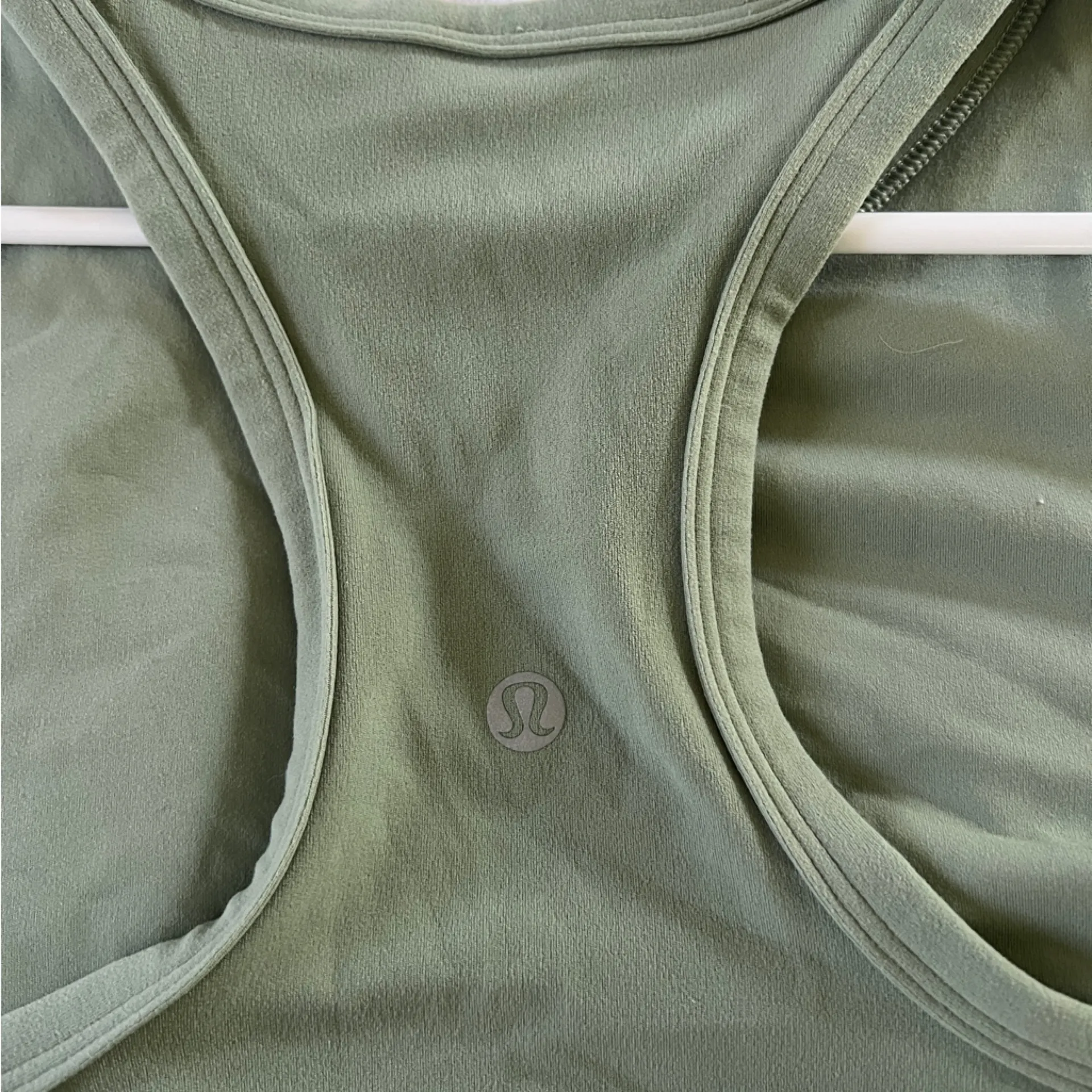 lululemon Align Waist-Length Racerback Tank Top Size 8 in Green - Image 4