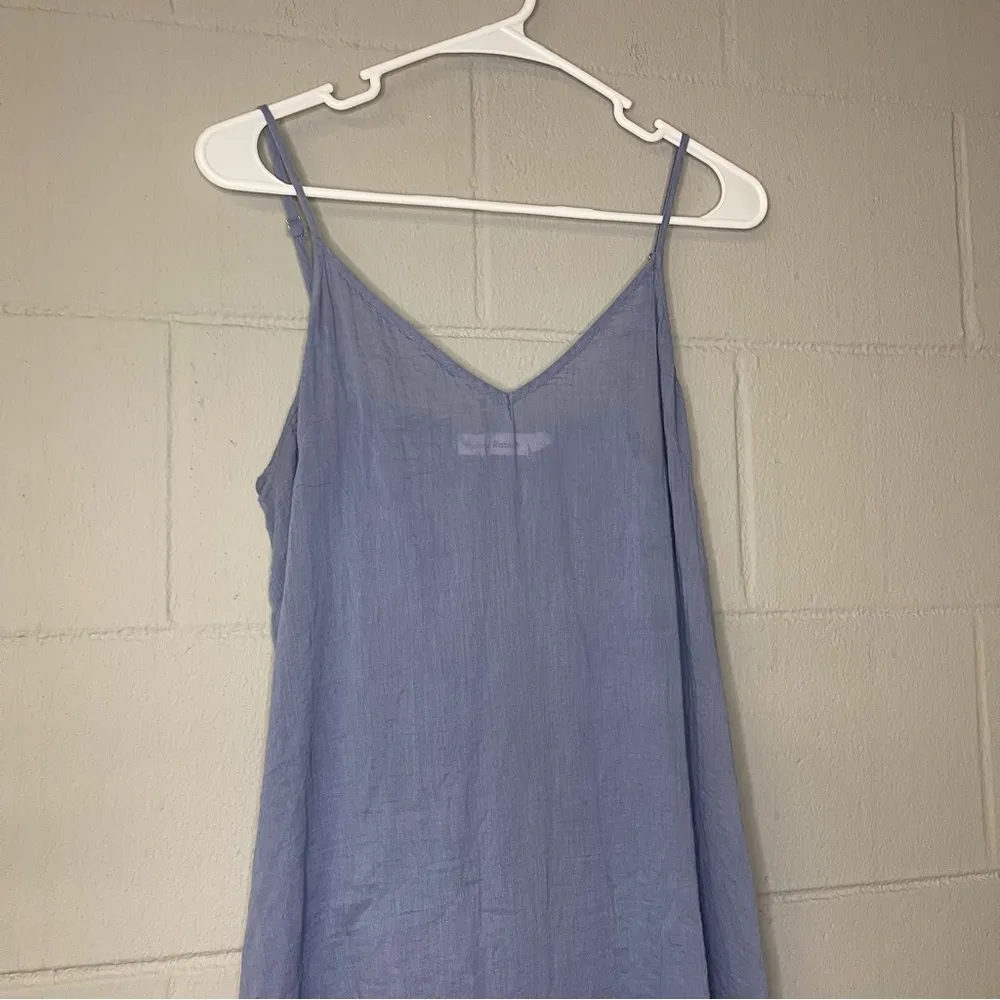 Roller Rabbit 100% Cotton Maxi Slip Dress in Blue Women’s Size Medium Nightgown - Image 2
