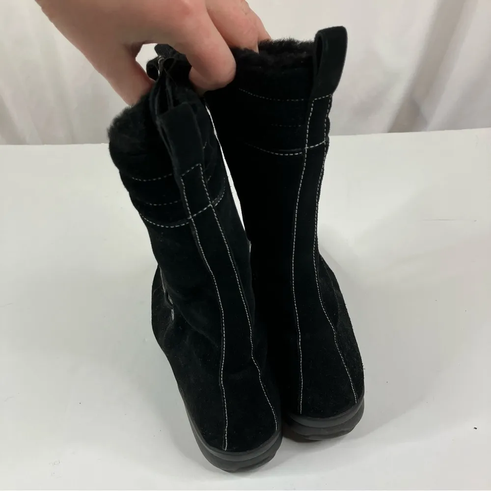 Cole Haan | Black Waterproof Suede Moccasin Winter Boots Lace Up 11 - Image 9