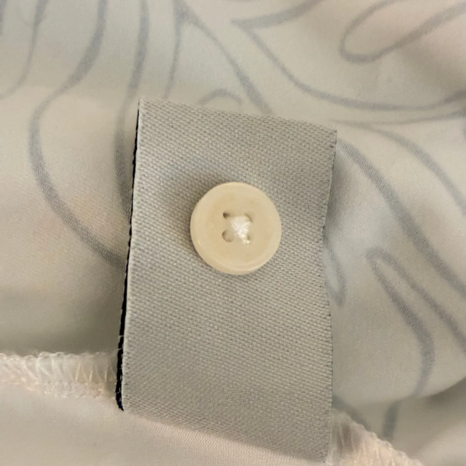 Reyn Spooner PGT Polo Shirt Limited Issue Floral Top White Blue Womens Sz Small - Image 8