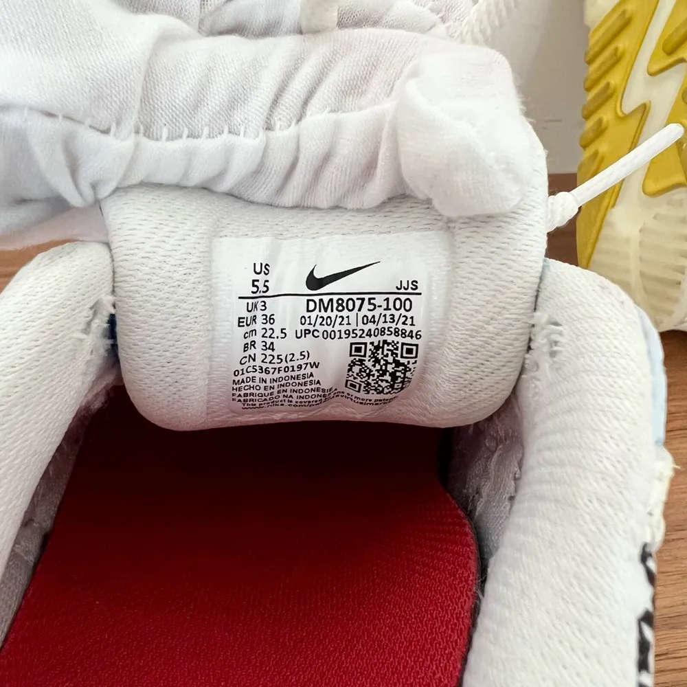 air max 90 patchwork women sneakers size 5.5 - Image 10