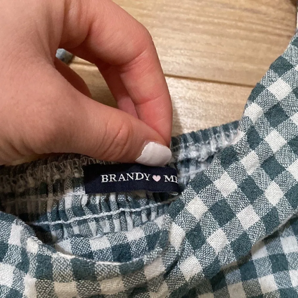 brandy Melville gingham crop top - Image 3