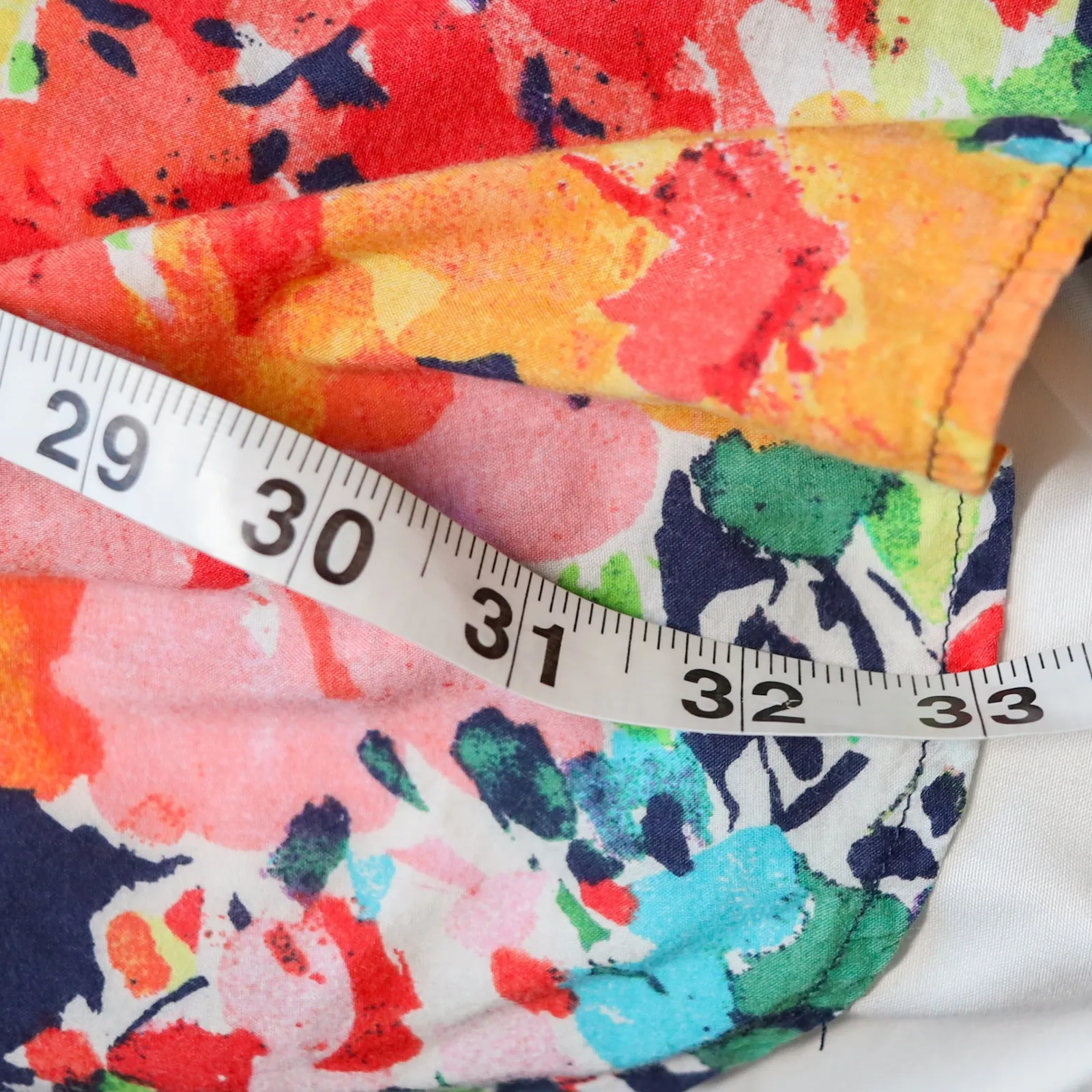 Lauren Ralph Lauren Floral Paisley Print Poplin Dress Tie Long‎ Sleeve Size S - Image 11