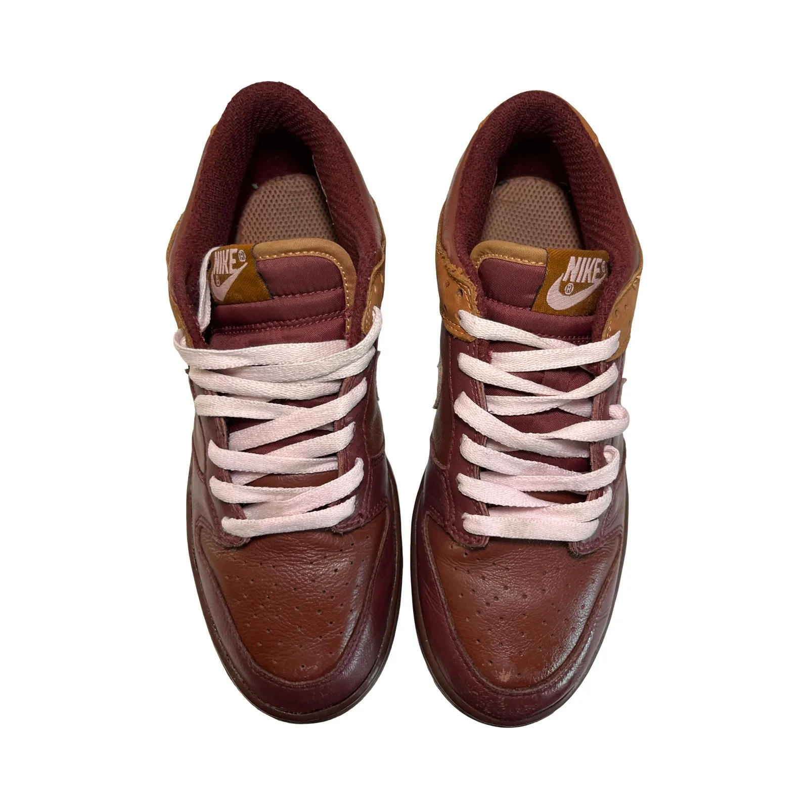 Nike Dunk Low Premium Brown Ice Pink 2003 Women’s 8 Rare Vintage Sneakers - Image 9