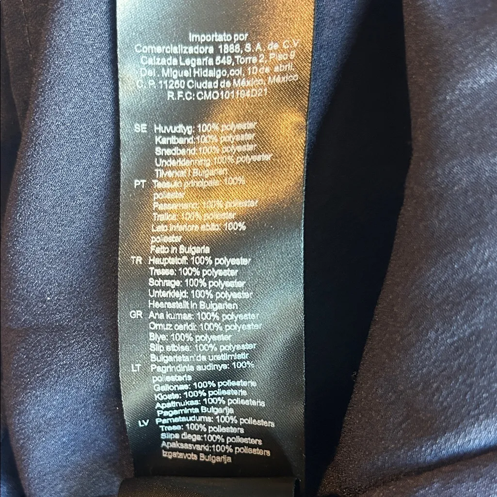 Sandro Paris Elegant Long Sleeve Navy Dress Blue Size 2P - Image 13