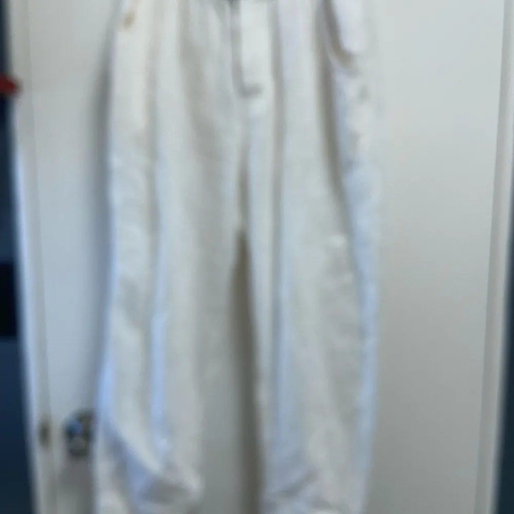 Free people white linen pants extra small women’s - Image 9