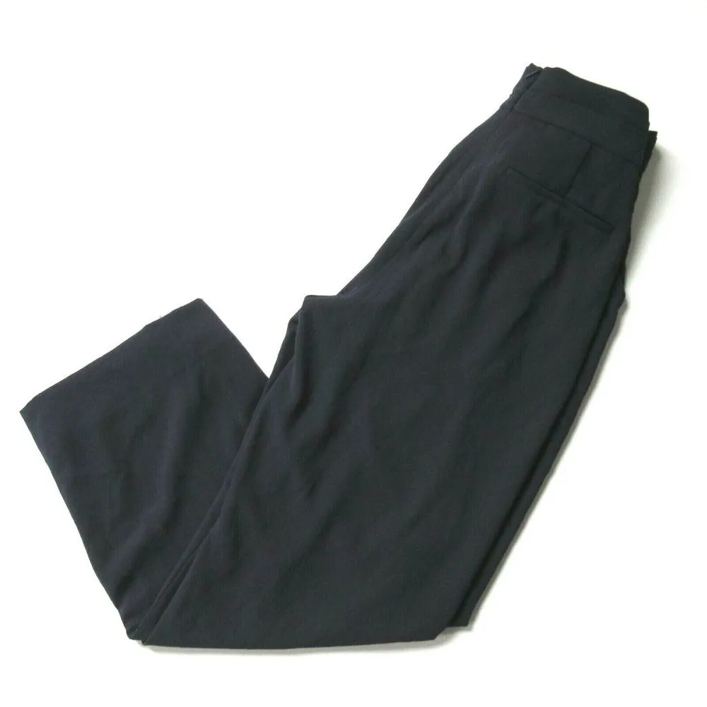 NWT MM. LaFleur Conway 1.0 in Navy Blue Sable Crepe Draped Wide Leg Pants 0 - Image 8