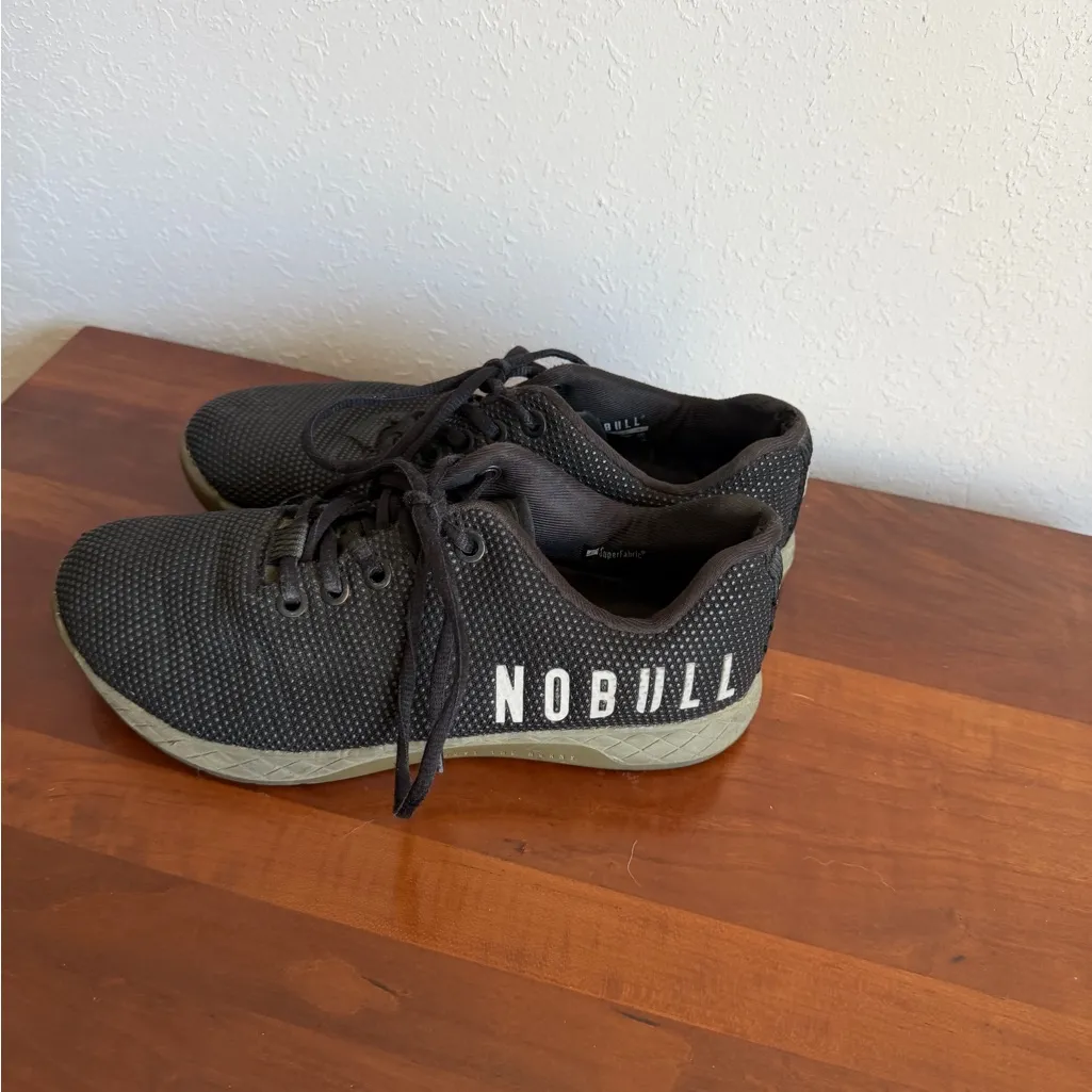 NoBull SuperFabric Crossfit Trainer Black Lace Up Sneaker Womens 7 Atheltic - Image 2