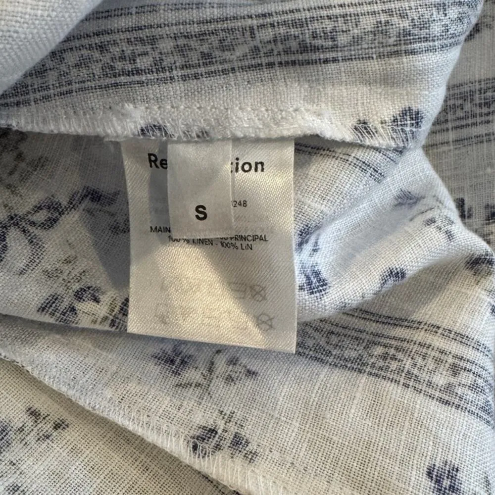 NWT Reformation Veronika Linen Dress Size Small - Image 8