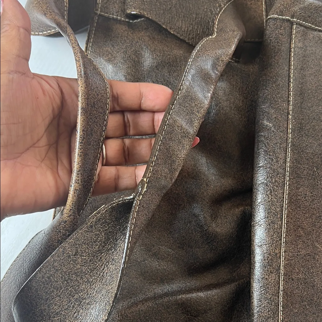 Wild Elegance Leopard Print Shoulder Bag Brown - Image 7