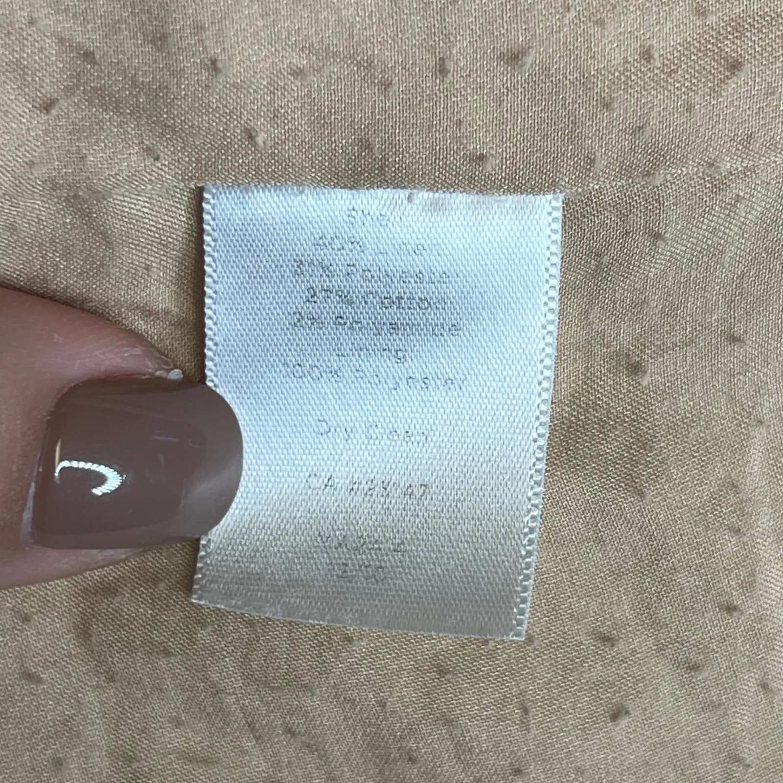 Talbots Woman Linen Blend Tweed Blazer 16W Brown Tan Jacket Three Quarter Sleeve - Image 7